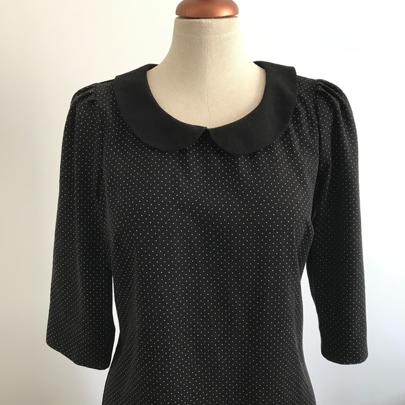Jacob - Black Polka Dot Little Dress - Picture 2 of 13